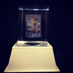 Photograph Suspended in Ice